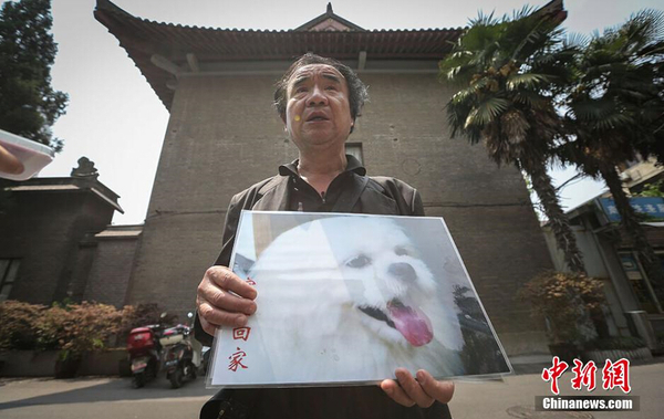 南京老伯滿城找愛犬 88天寫下心痛日記5