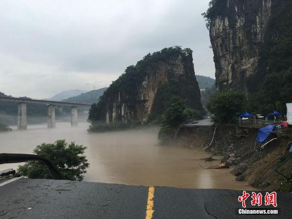 四川敘永遭遇58年來最大洪水