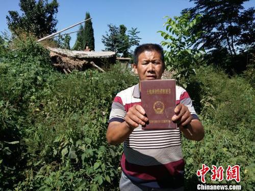 石家莊高新區百畝耕地遭強占 村民被打殘后棄荒野