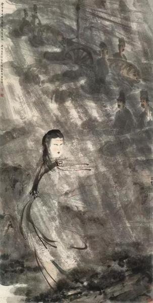 1946年《山鬼圖》，南京博物院館藏