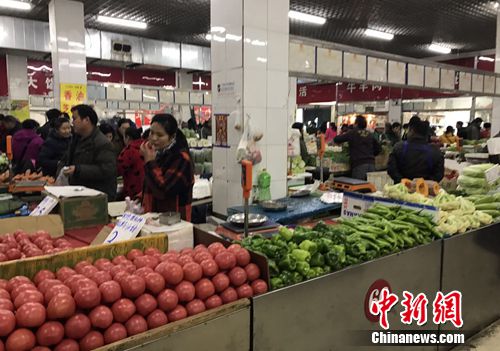 北京一家農貿市場內。<a target='_blank' href='http://www.chinanews.com/' >中新網</a> 種卿 攝