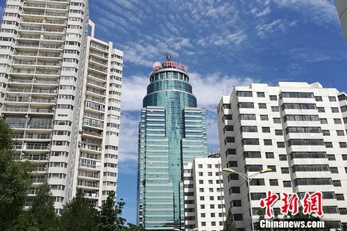 北京市亞運村北辰附近某小區(qū)樓外景。<a target='_blank' href='http://www.chinanews.com/' >中新網(wǎng)</a> 程春雨 攝