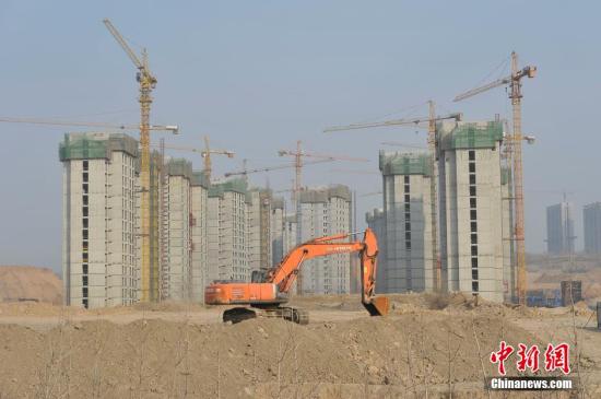 資料圖：一處房地產項目破土動工。 <a target='_blank' href='http://www.chinanews.com/'>中新社</a>記者 韋亮 攝