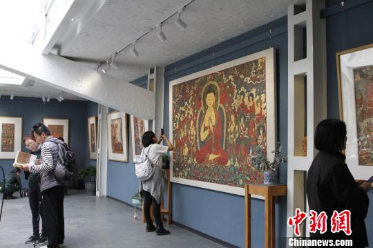 圖為展覽現場 趙朗 攝