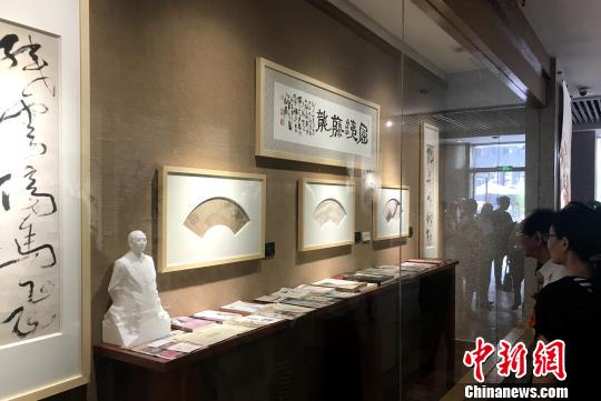 高劍父作品展區(qū)。　索有為 攝